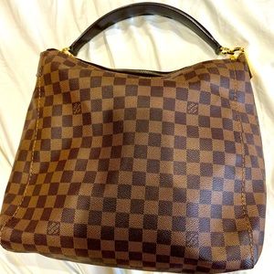 Louis Vuitton, Damier Ebene Portobello PM with dust bag